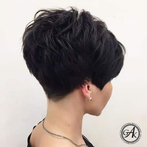 Low Maintenance Pixie For Thick Hair