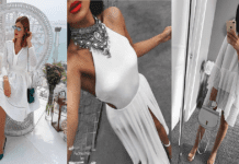 ladies white party outfits