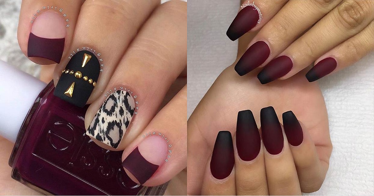 Matte Pointed Nails - wide 1