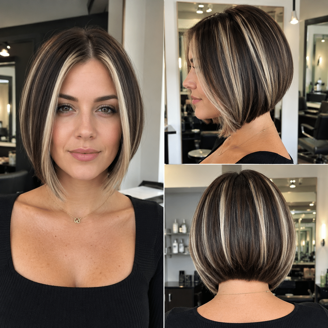 Espresso Vanilla Ribbon Hair