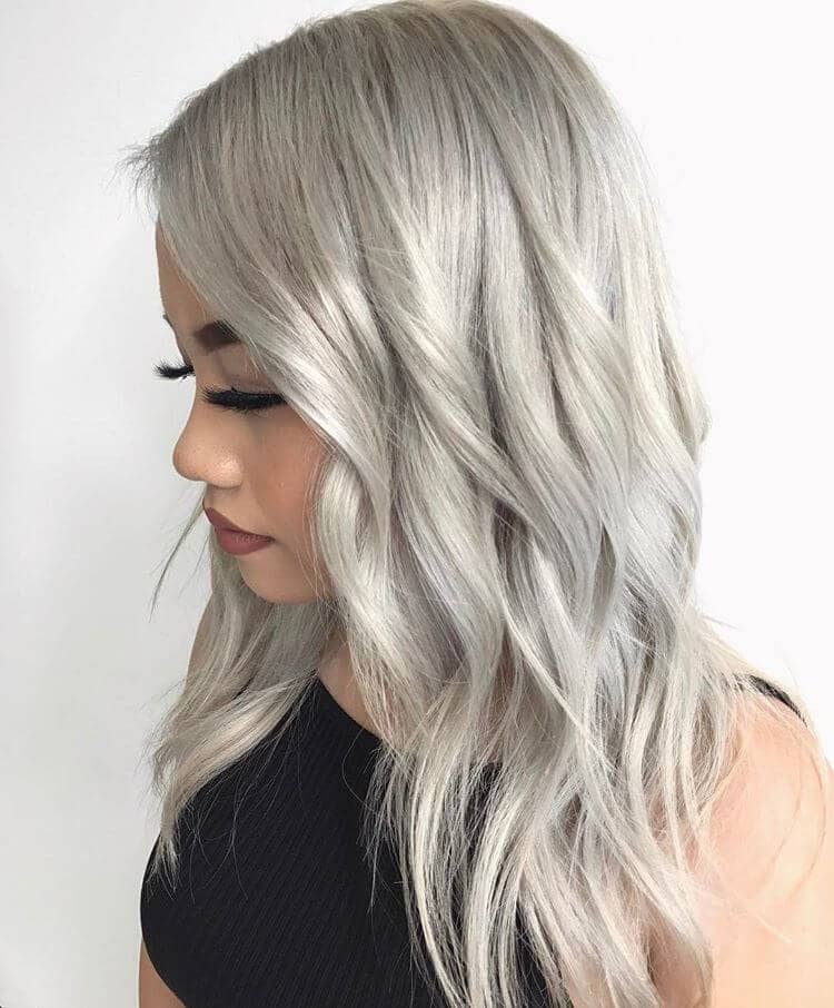 Long and Light Ash Platinum Waves