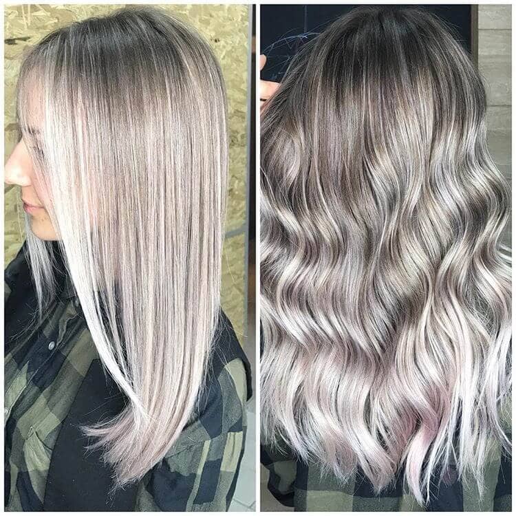 Medium Waves with Platinum Highlights