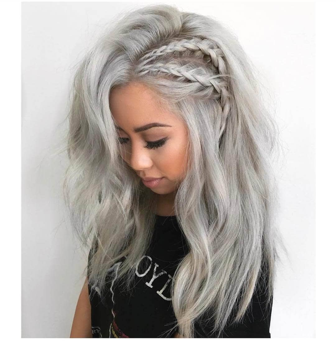 Soft Braided Light Ash Waves