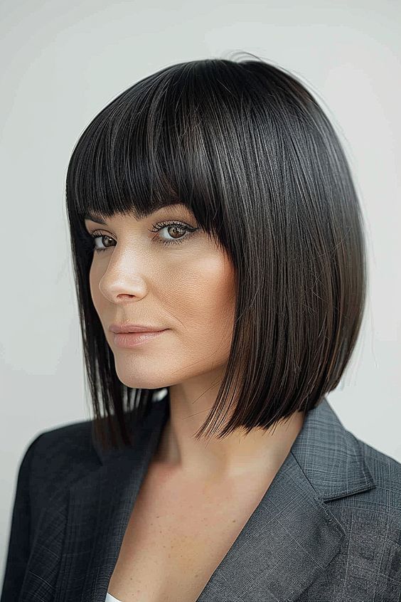 Straight Across Bangs