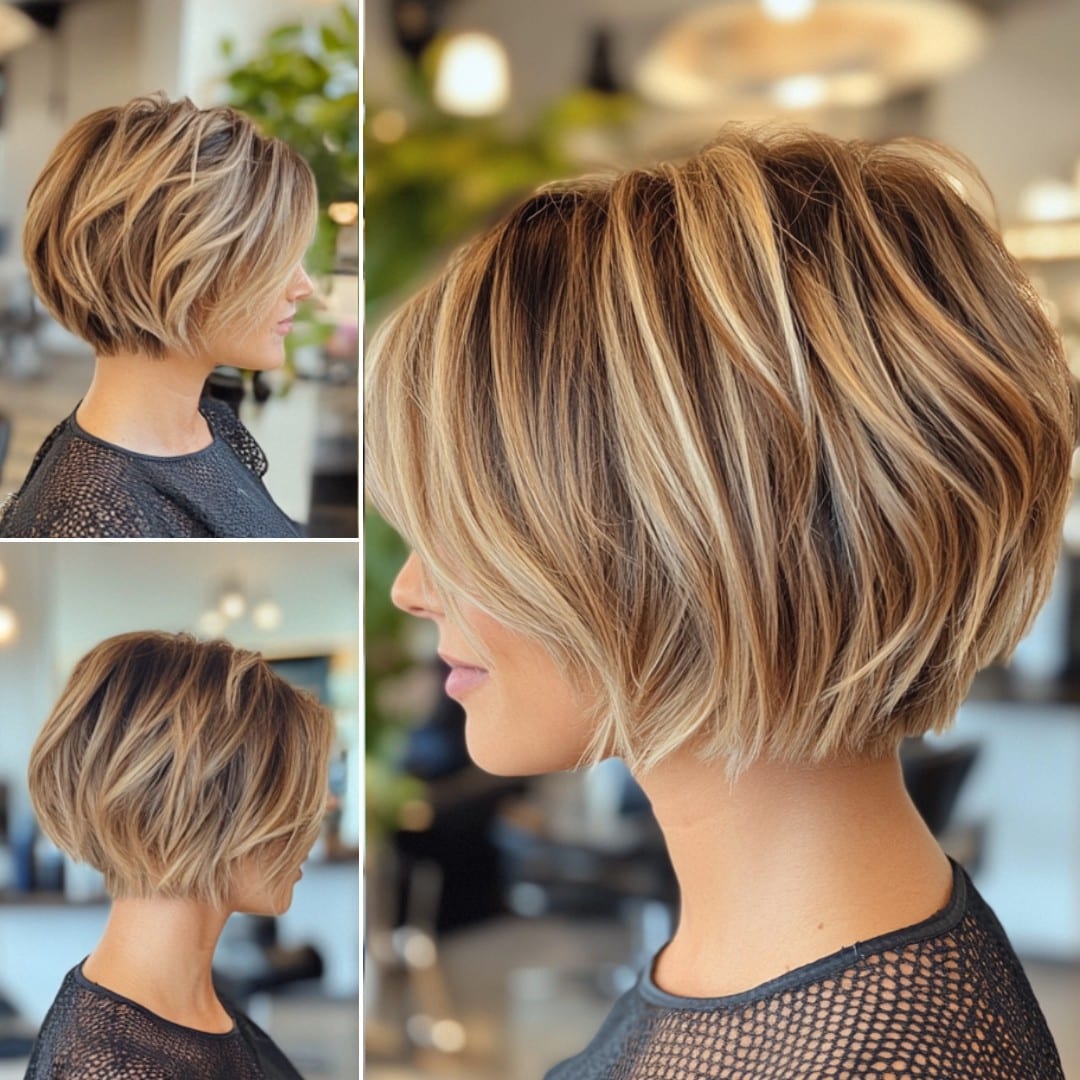Warm Blonde with Dimensional Highlights