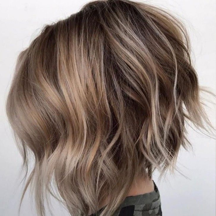 Choppy Inverted Bronde Bob