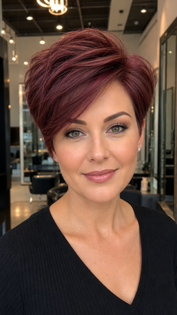 Mulled Plum Brunette Hair