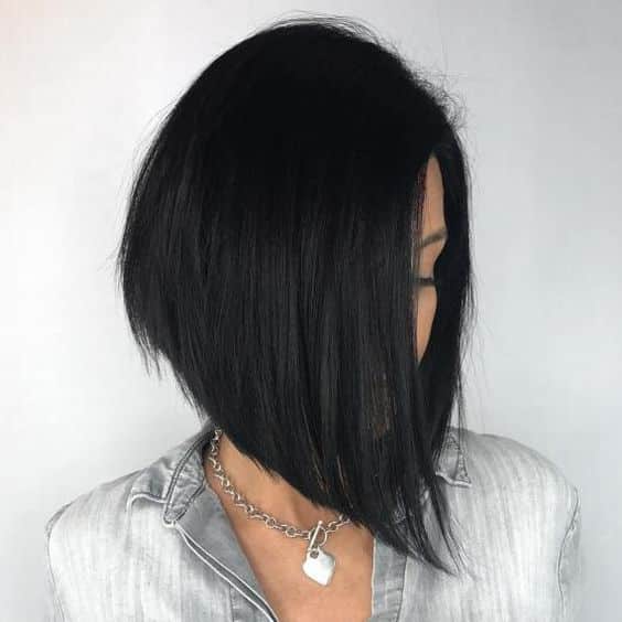 Asymmetrical A-Line Bob