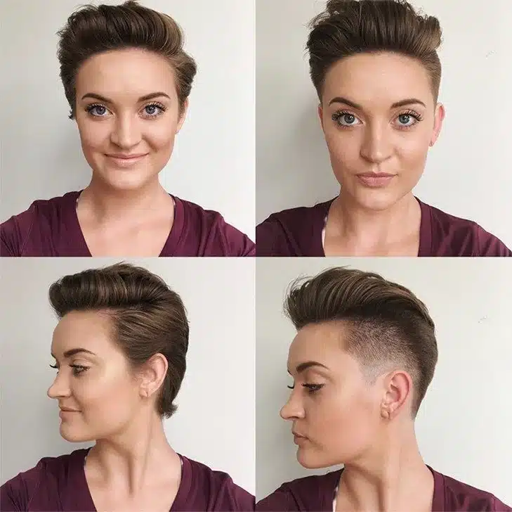 Cool Pompadour Pixie