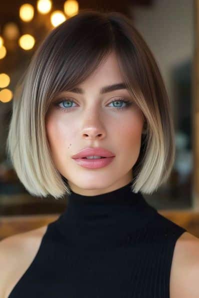 Ombre Blonde Bob
