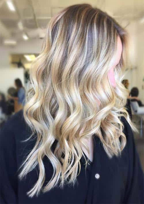 Balayage Hair Trend: Balayage Hair Colors & Balayage Highlights: Golden Balayage