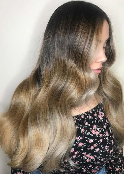 Balayage Hair Trend: Balayage Hair Colors & Balayage Highlights: Gradual Ombre Balayage