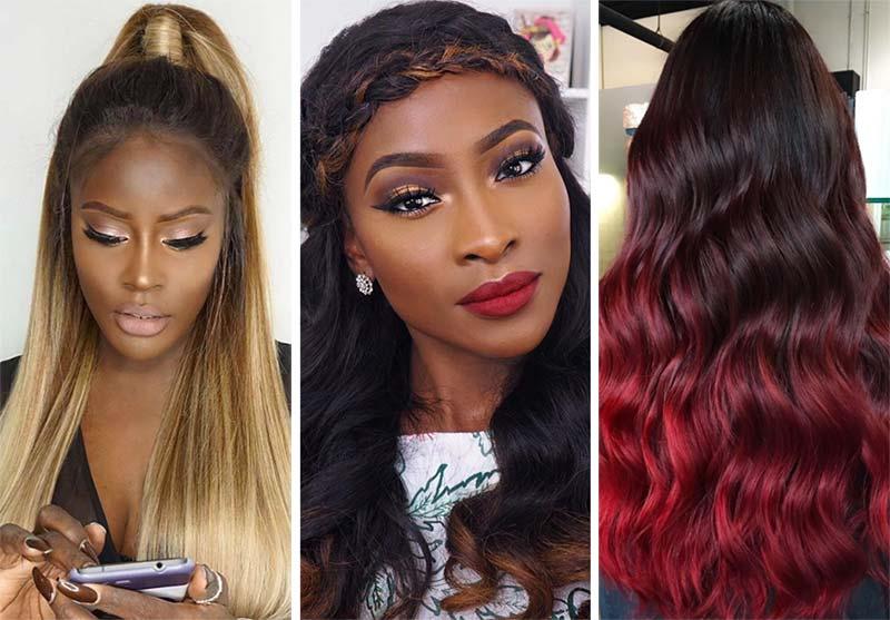 Best Hair Colors For Dark Skin With Red and Orange Undertones