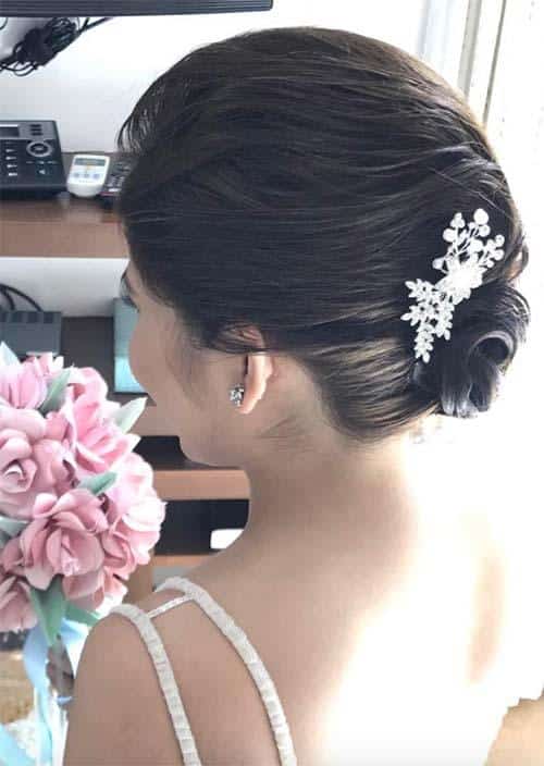 Updos for Short Hair Ideas: Wedding Short Hair Updo