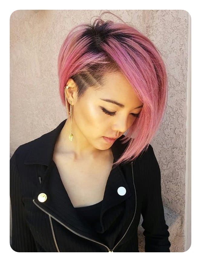 88 Popular and Cool Asymmetrical Bob