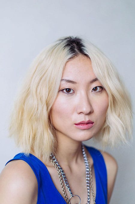 12. Thin Tousled Bob