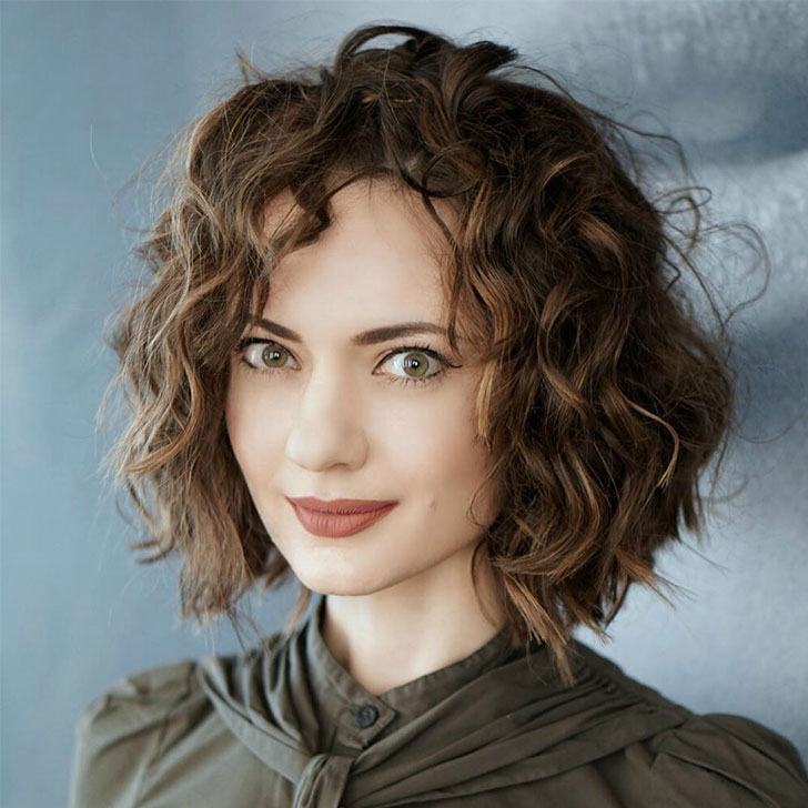 Nice Bob Haircut For Curly Hair 2021 for Curly Hair