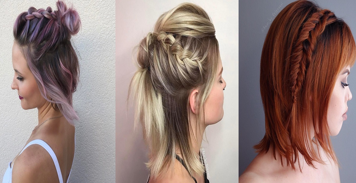 29 Swanky Braided Hairstyles To Do On Short Hair Hairs London