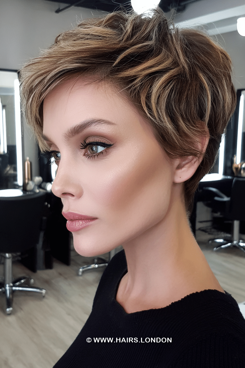 Honey Caramel Highlighted Brunette Hair