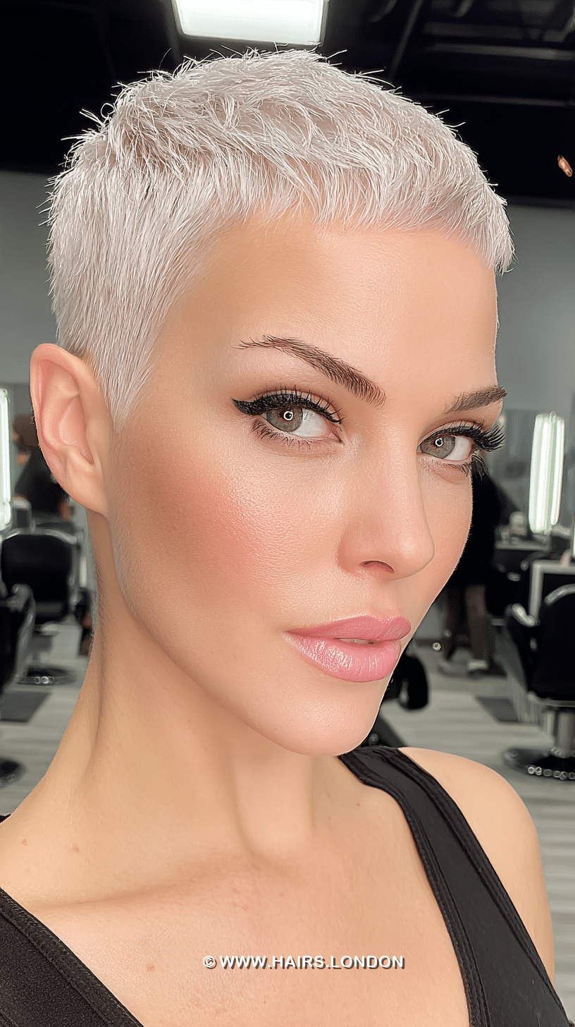 Icy Snow White Blonde Hair