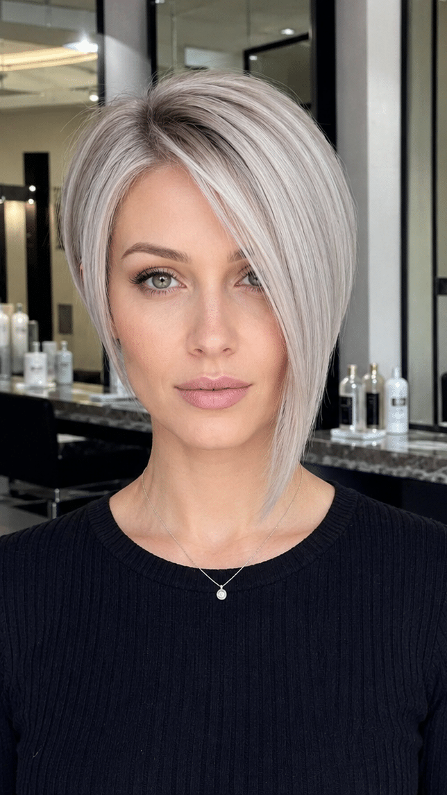 Silver Ice Blonde Hair