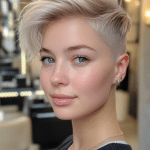 Icy Platinum Blonde Hair