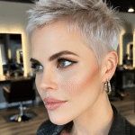 Frosted Pearl Blonde Hair