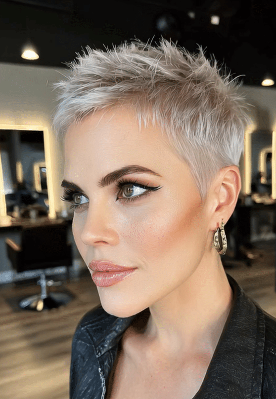 Frosted Pearl Blonde Hair