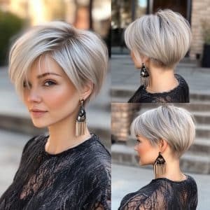 Silver Ash Blonde Hair