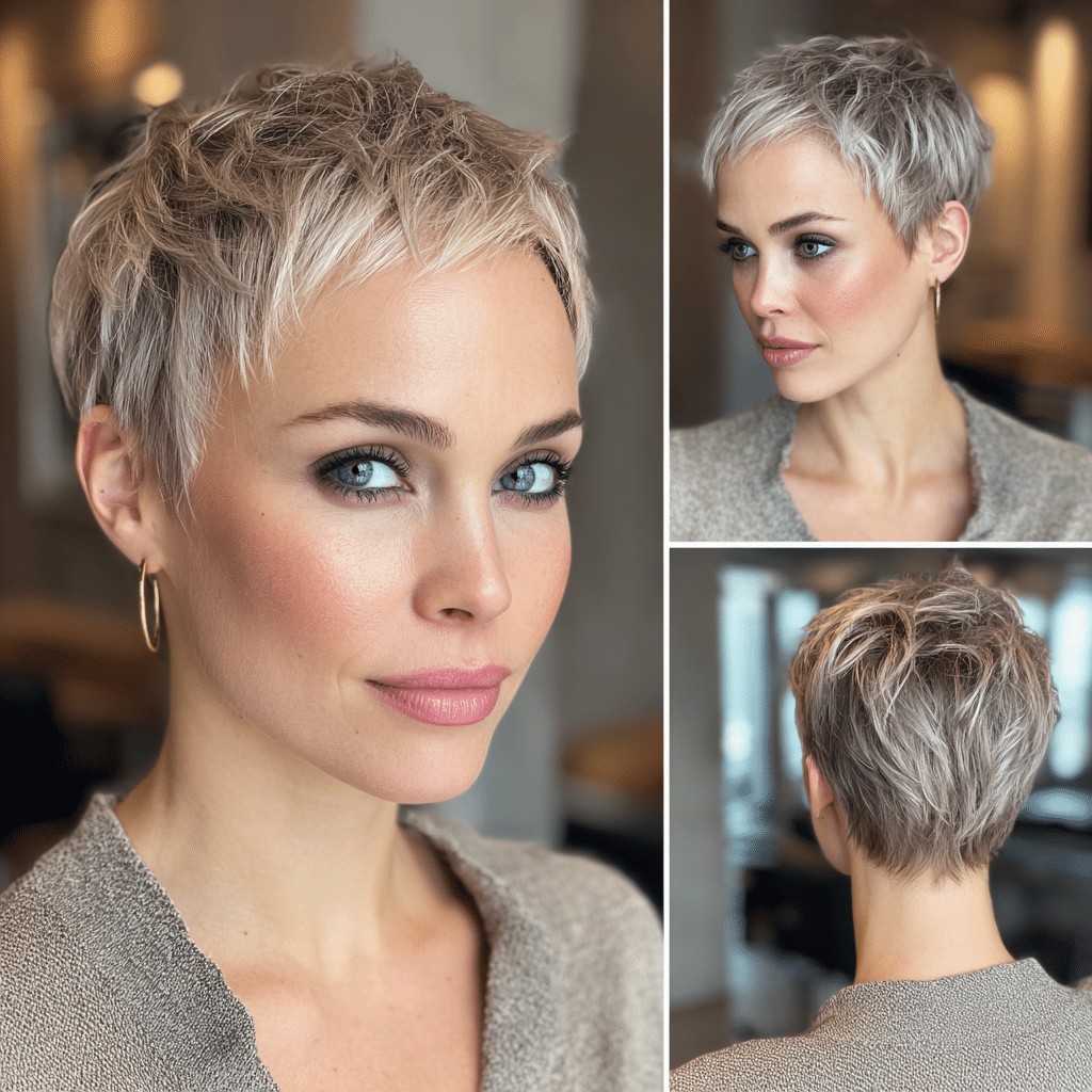 Smoky Pearl Blonde Hair