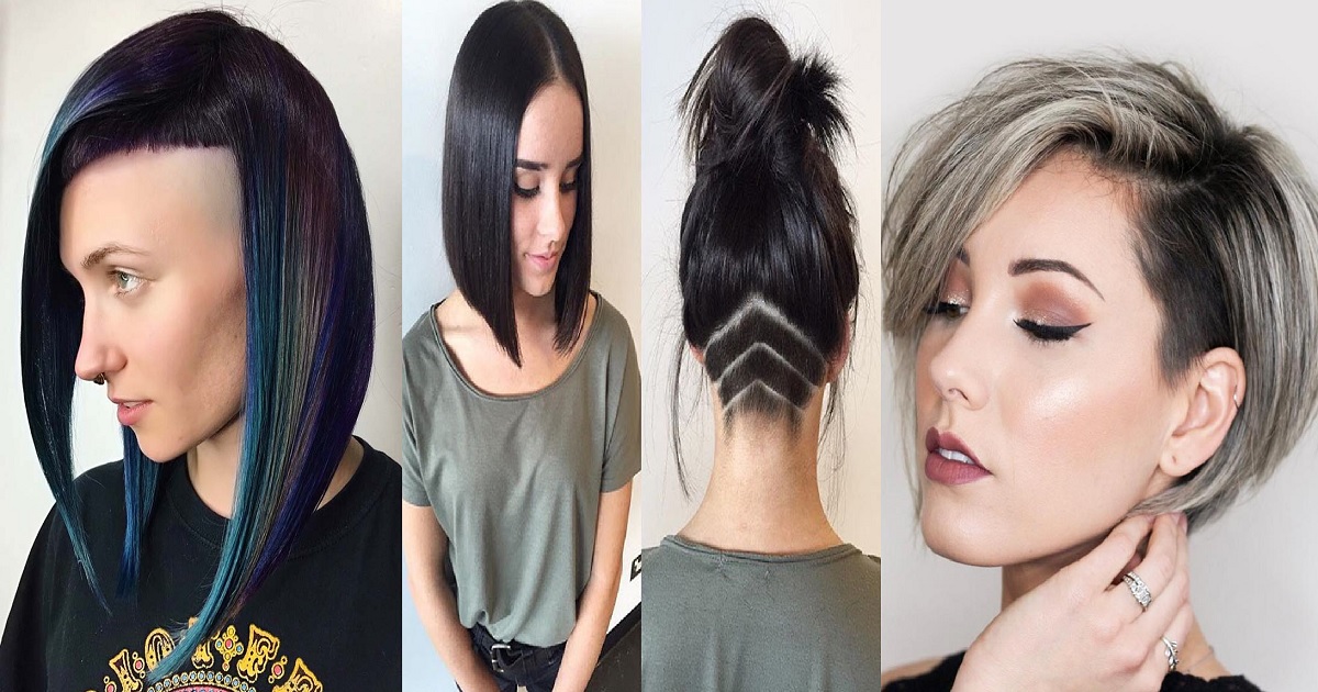 Undercut Bob Haircuts