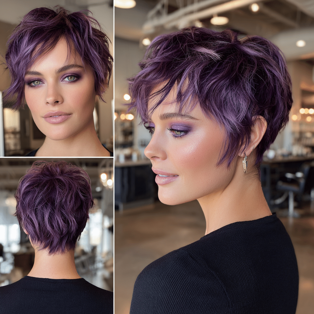 Velvet Amethyst Purple Hair