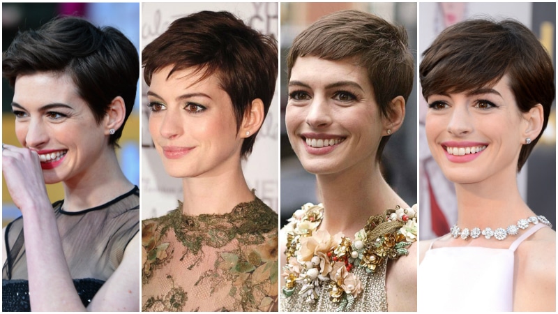 Anne Hathaway Pixie Cut Hairs London