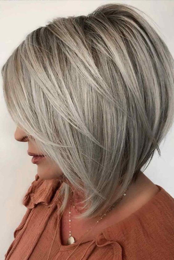 assymetrical bob