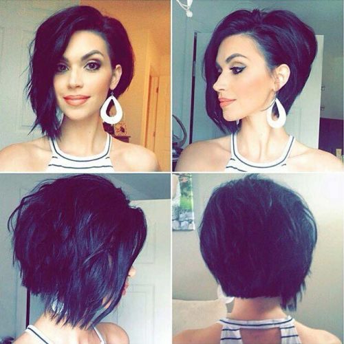 Asymmetrical Wavy Bob