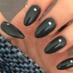 black-almond-shaped-nails