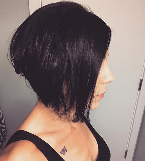 Black Inverted Bob