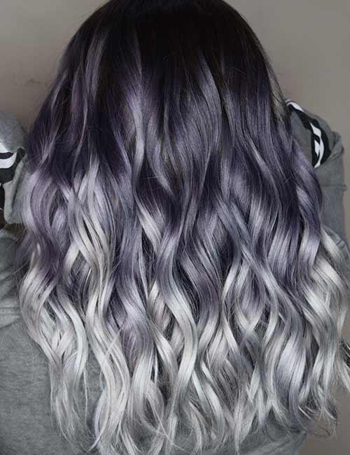 Black-Purple-Silver