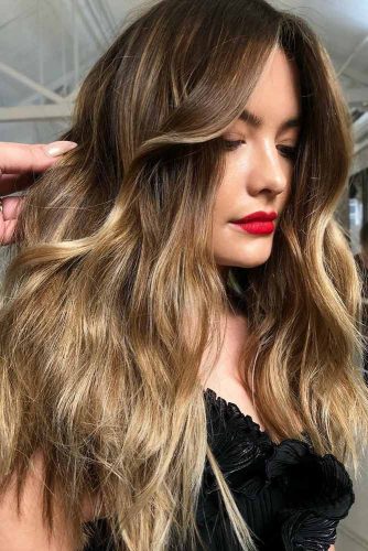 Blonde-To-Brunette Balayage #brownhair #blondehair #balayage