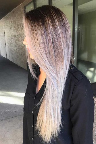 Brown with Blonde Balayage picture2