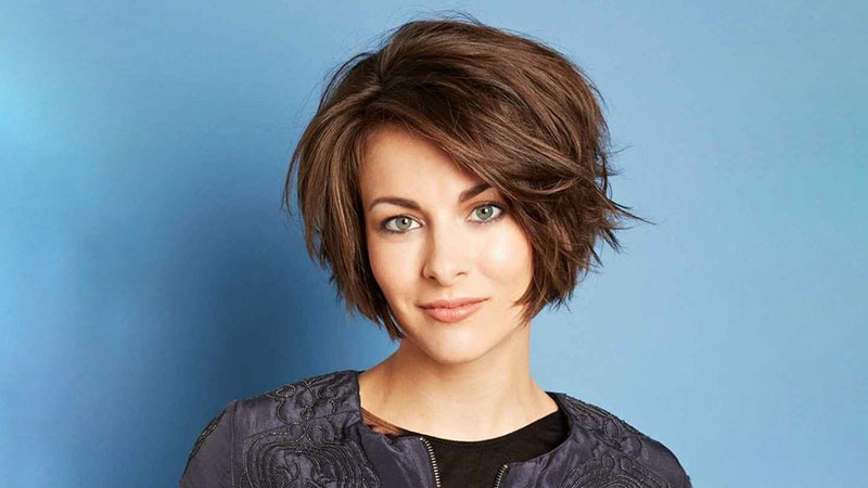 Choppy Inverted Bob Hairstyle