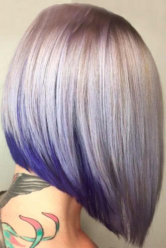 Cold Light Violet Dirty Blonde Hairs London