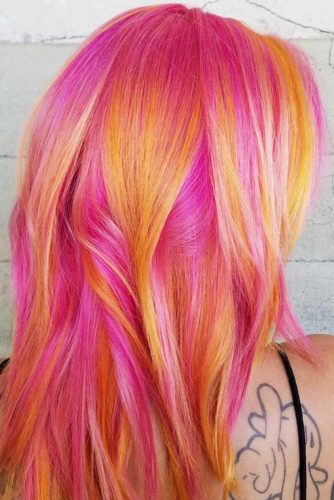 Colored Medium Hair picture 1
