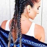 cool-triple-braided-mohawk-style-braids-longhair