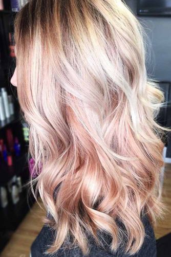 Cute Dirty Strawberry Blonde Hair #wavyhair #blondehair #highlights