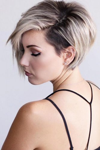 Cute Long Side Pixie Cut Picture2 Hairs London