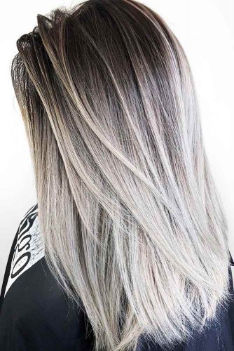 Dark Ash Brown And Cool Dirty Blonde Hair #brunette #blondehair #ombre