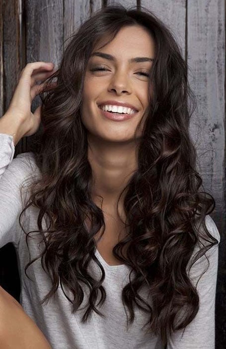 Dark Brown Hair with Subtle Highlights