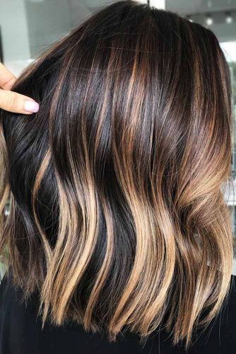 Dark, Warm Gold #brownhair #blondehair #balayage