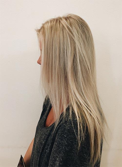 Dirty Blonde Hair Shades - Champagne Dirty Blonde With Highlights